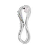 Power cable with EU plug and free end, 2 m WHITE
